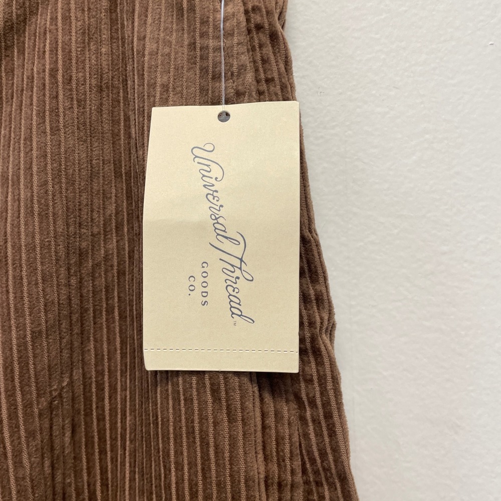 Universal Thread Women's Brown Corduroy High Rise Palazzo Pants Size 6 - Picture 4 of 6
